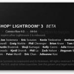 Logiciel : participer à l'amélioration de Lightroom 3