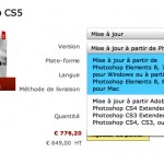 Astuce : acheter Photoshop CS5 un peu moins cher