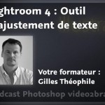 Ajuster le texte dans le module livre de Lightroom 4