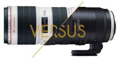 test Canon 70-200mm f/2,8 L IS USM II vs Tamron SP Di VC USD G2